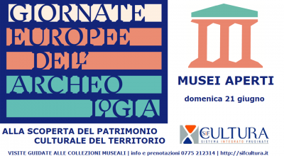GIORNATE EUROPEE DELL’ARCHEOLOGIA con LE DOMENICHE DEL SISTEMA