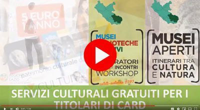 SERVIZI CULTURALI GRATUITI PER I TITOLARI DI CARD